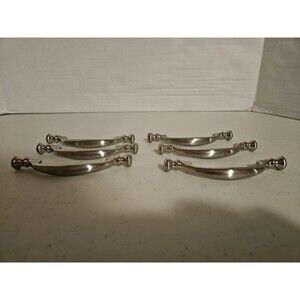 Amerock BP874-G9 Anniversary 3-Inch Cabinet Pull Sterling Nickel Lot of 6